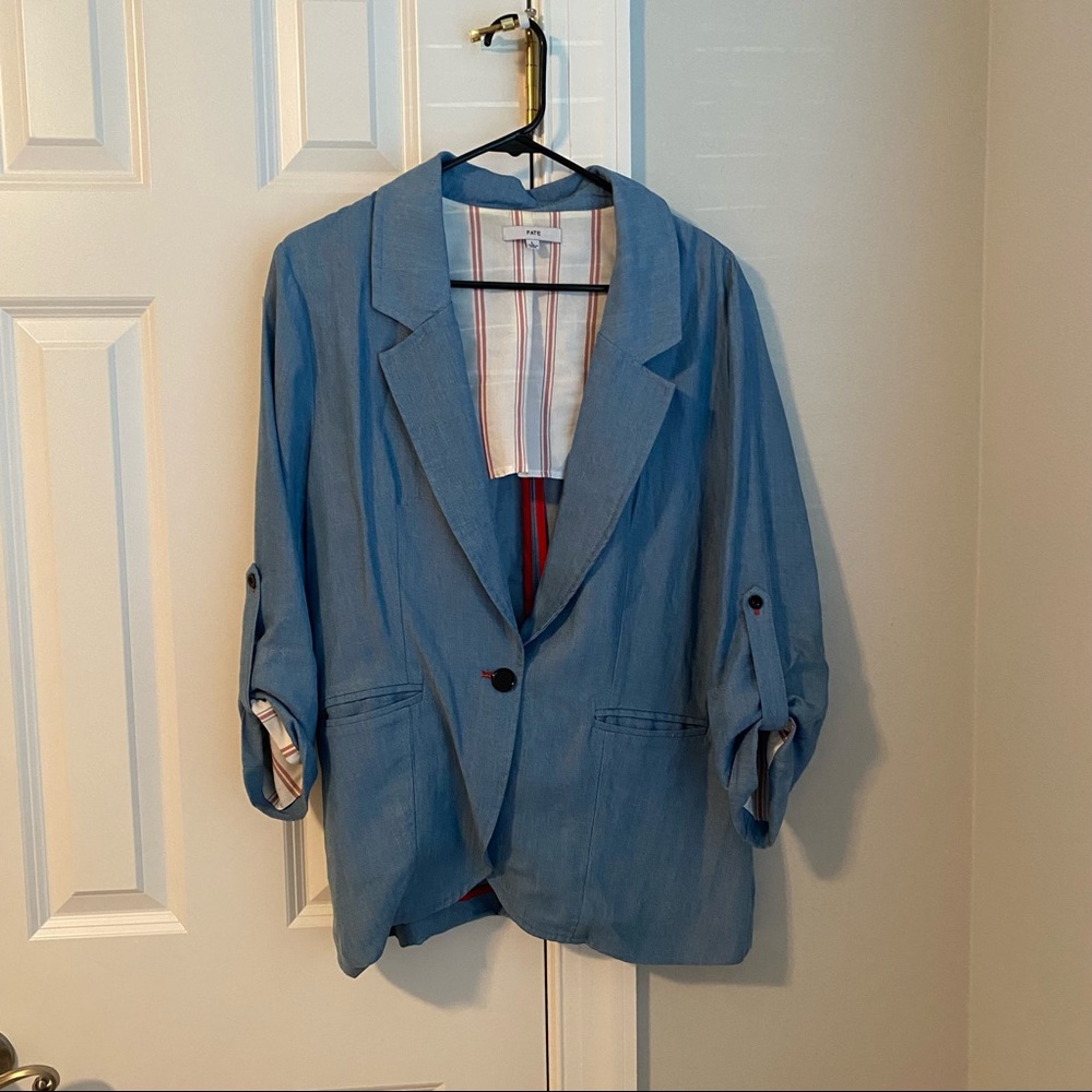 Denim blazer